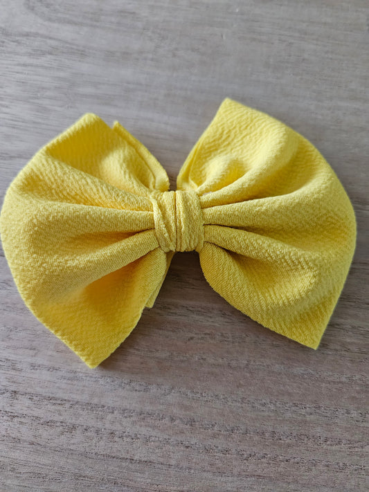 Yellow bow