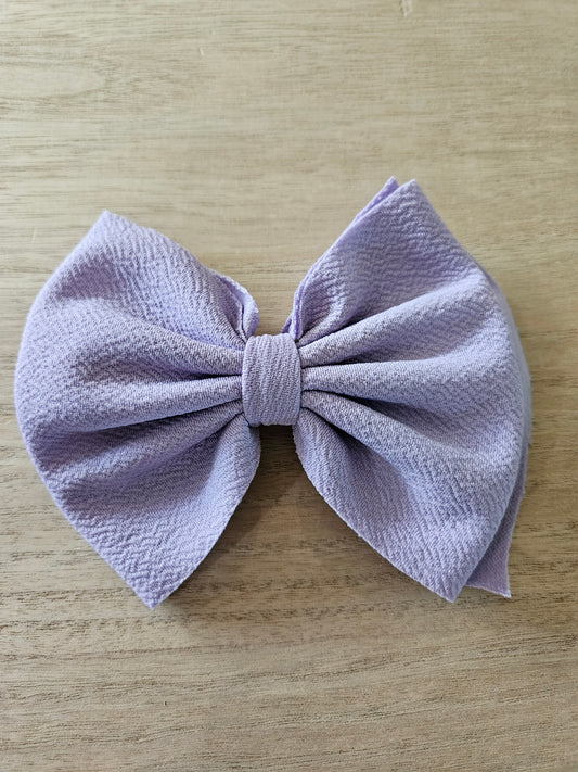 Purple bow