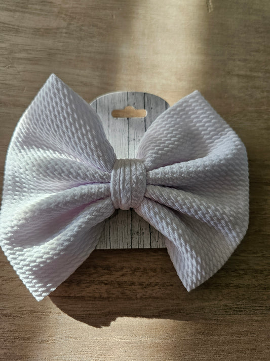 White bow