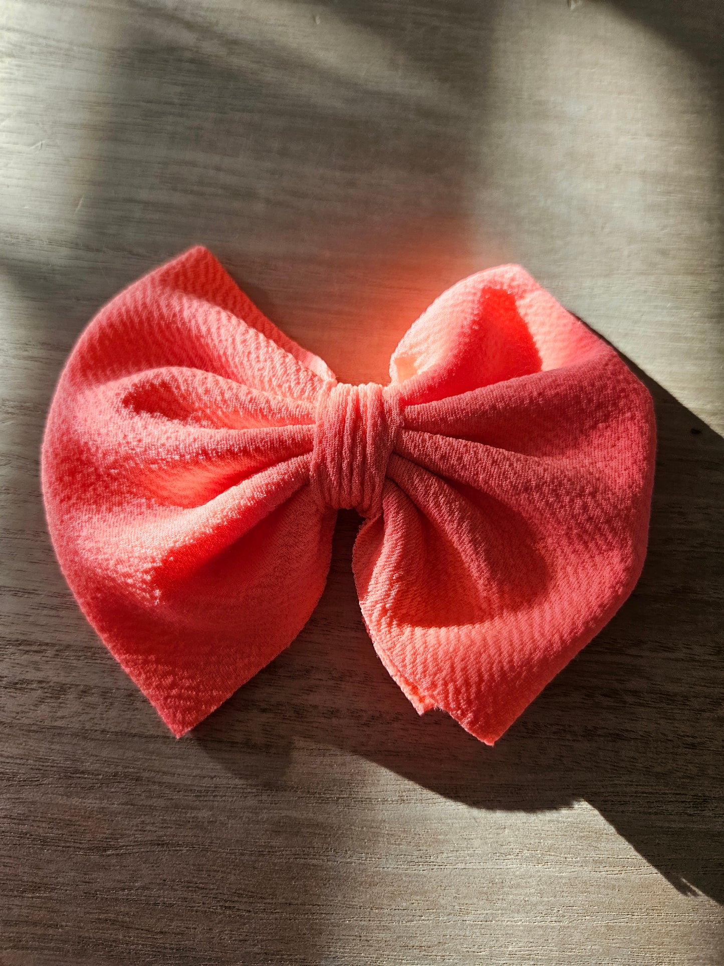 Pink bow