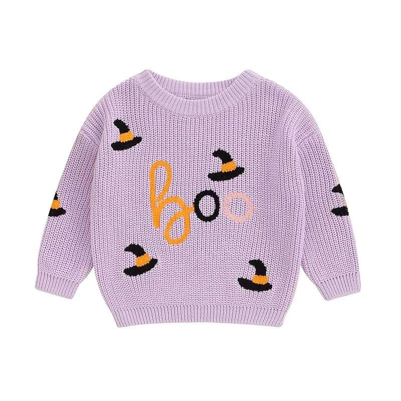 Purple Boo Sweater