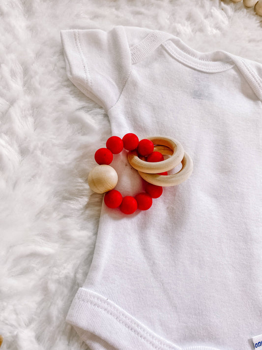 Teething Ring Baby Announcement Photo Prop